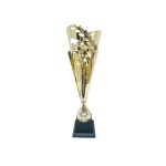 Trophy with Resin Decoration Electroplating Ornaments Spall