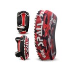 Spall PU Art Leather Curved Boxing Punching Kicking Thai Pads Training Pads Strike Shield For Karate Martial Arts MMA And Focus Pads One pair