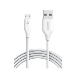 PowerLine+ Data Sync Micro USB Charging Cable White