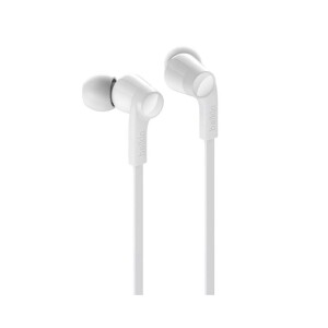 Belkin Soundform Headphones With Lightning Connector, Mfi Certified In-Ear Earphones Headset With Microphone, Earbuds With Water & Sweat Resistant For Iphones