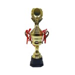 Trophy with Resin Decoration Electroplating Ornaments