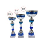 Trophy Set Of 3- Resin Decoration Crafts Ornaments Multicolour 32cm