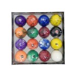16-Piece Billiard Ball Set